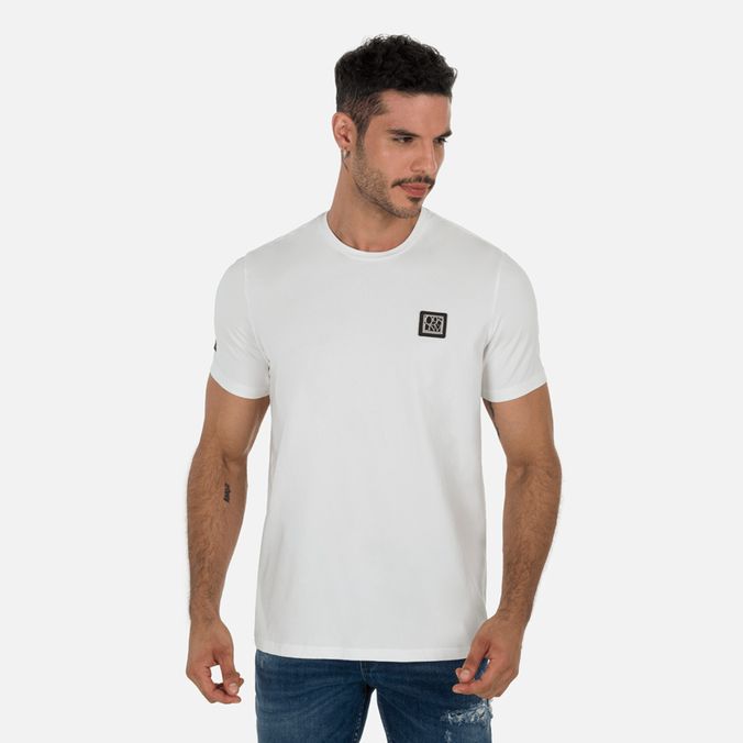 Camiseta Premium Manga Corta Color Ivory Para Hombre
