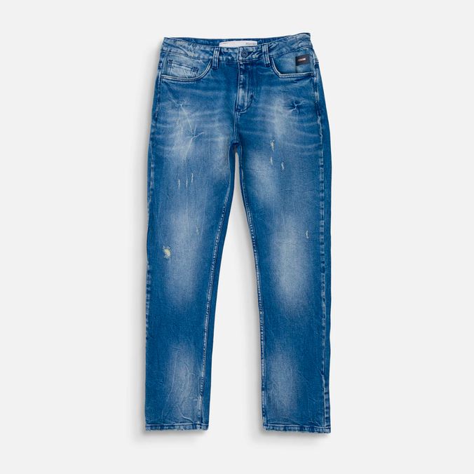 Jean Regular Color Azul Claro Para Hombre