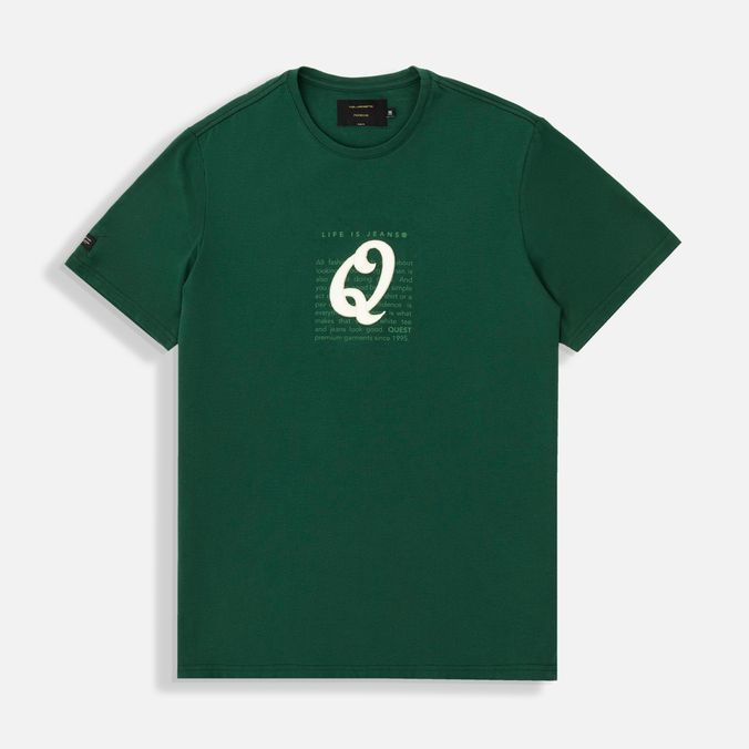Camiseta Premium Manga Corta Color Verde Para Hombre
