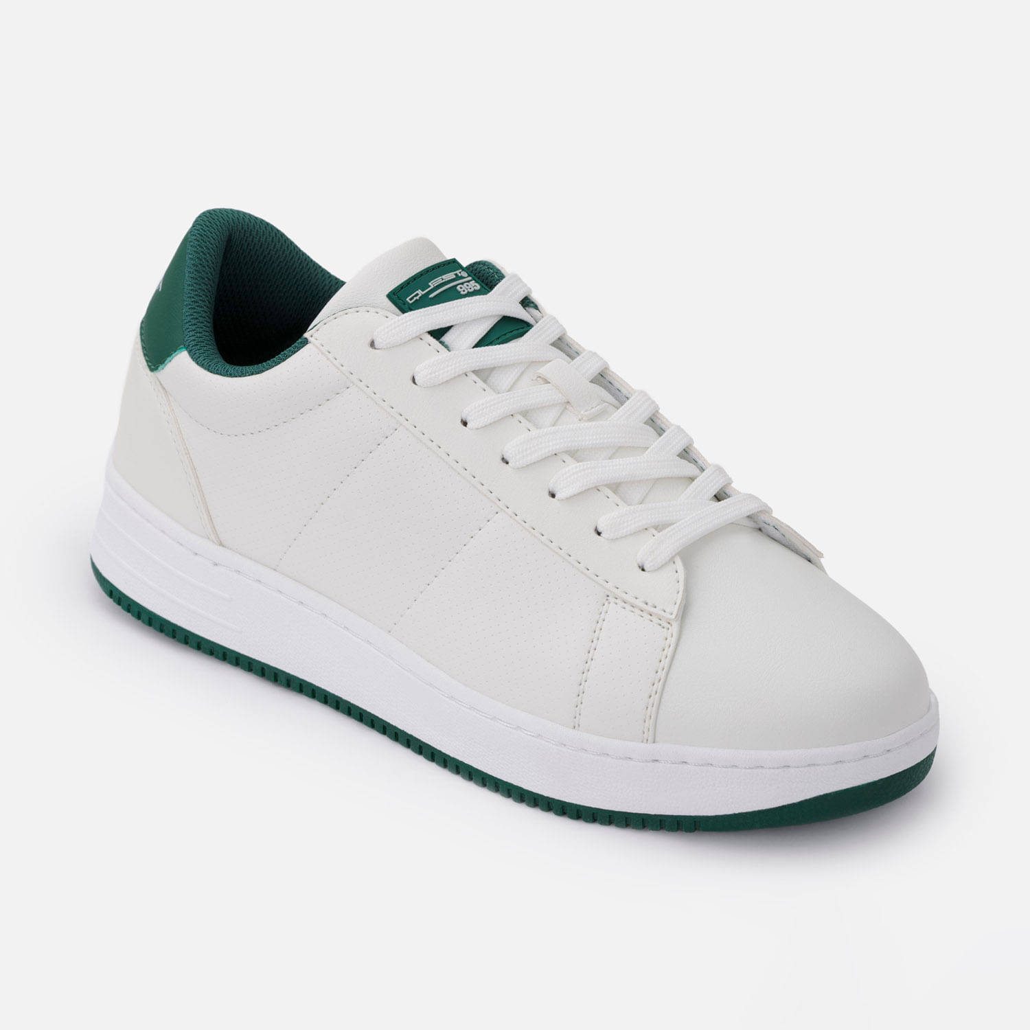 Zapatos Casual Color Blanco - Verde Para Hombre