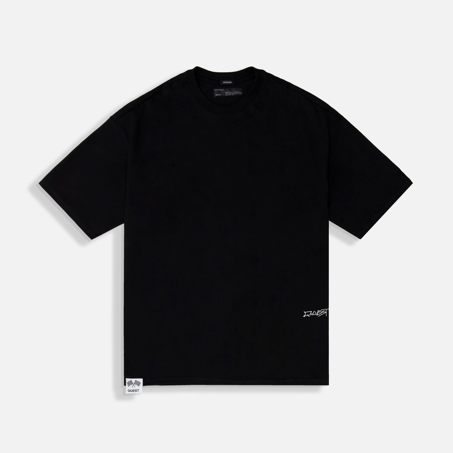 Camiseta Manga Corta Color Negro Para Hombre