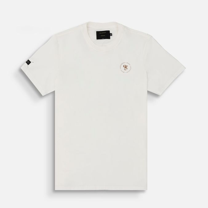 Camiseta Premium Manga Corta Color Ivory Para Hombre