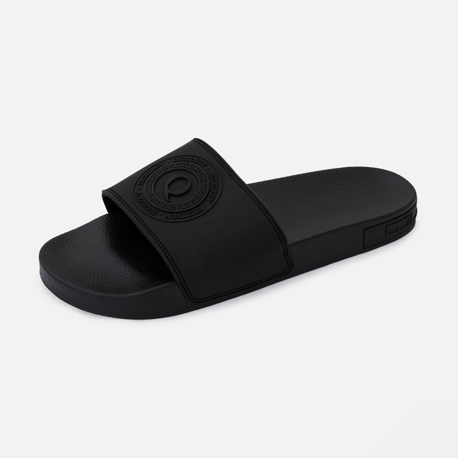 Sandalias Tipo Pala Color Negro Para Hombre
