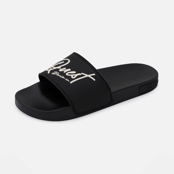 Sandalias Tipo Pala Color Negro Para Hombre