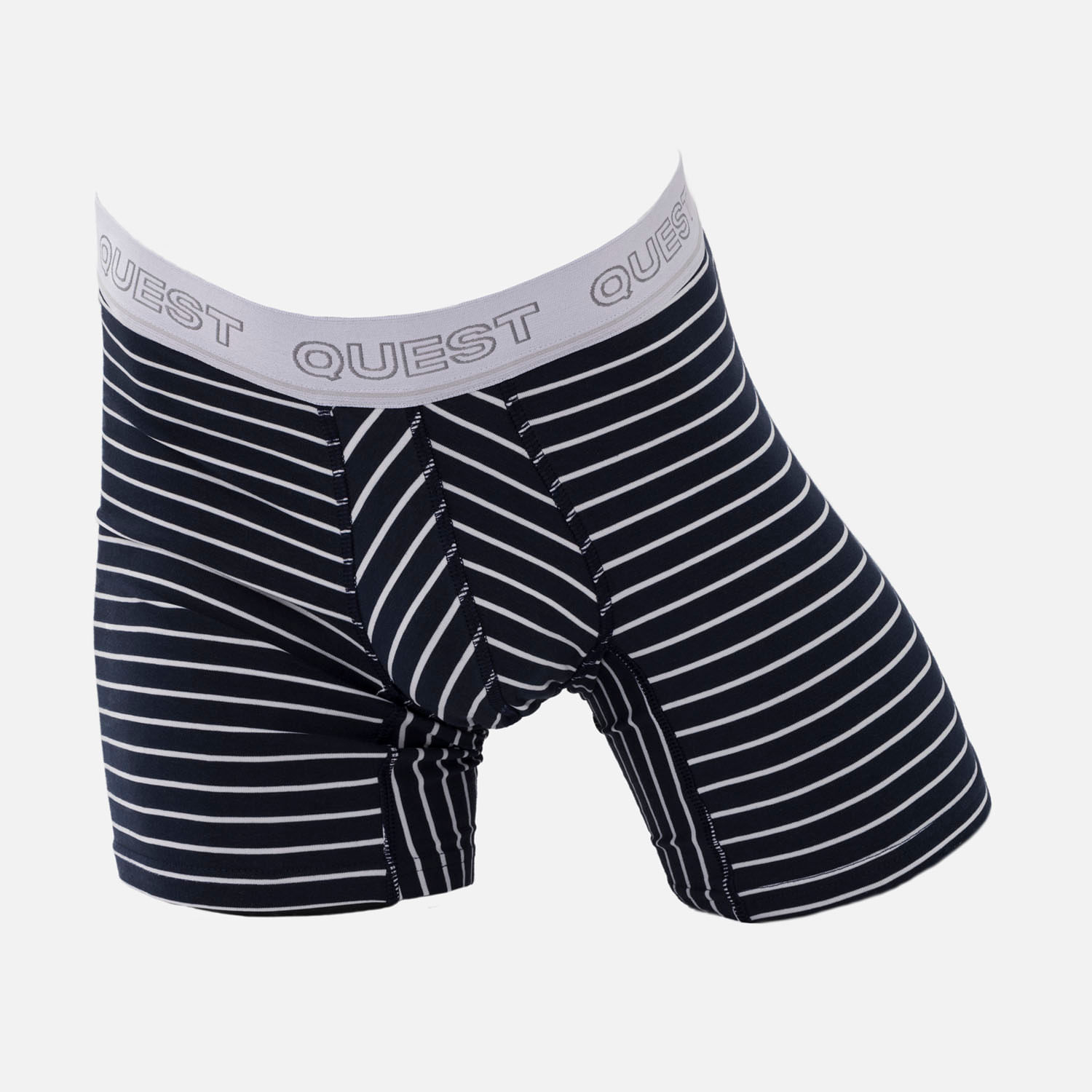 Ropa Interior Boxer Color Azul Noche-Crudo Para Hombre