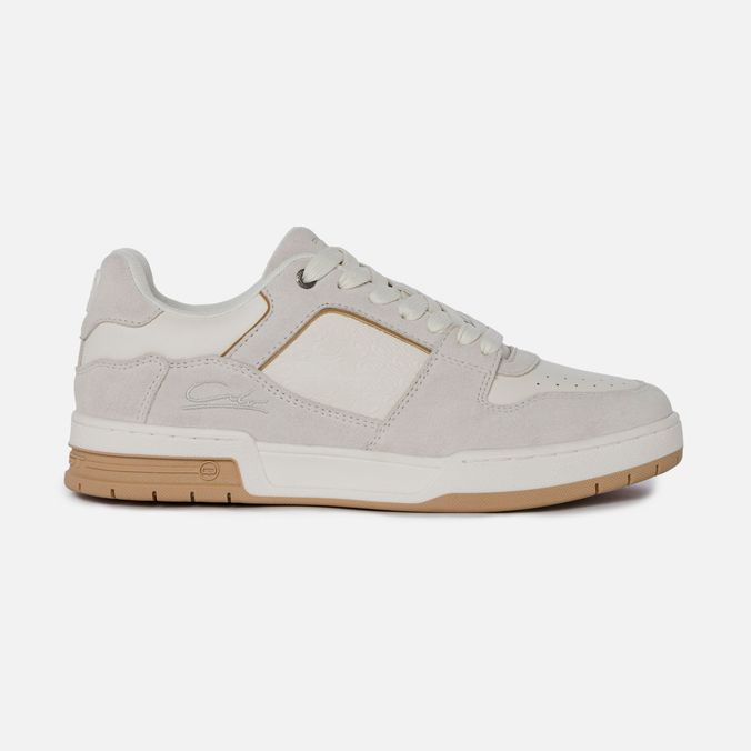 Zapatos Tenis By Cuadrado Color Ivory Para Hombre